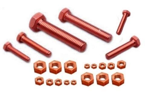 Copper Hex Nut & Bolt, Packaging Type: Packet