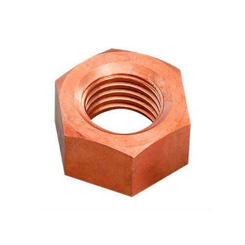 Special Metals Round & Hex Copper Nuts, For Industrial