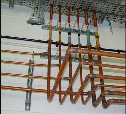 Copper Pipe Medical Gas Pipeline System, For Industrial