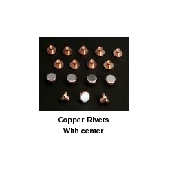 Copper Rivets with Center