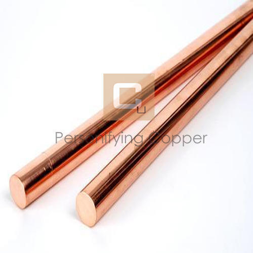 4mm To 200mm Copper Round Bar, Unit Length: 3 Meter To 12 Meter