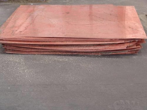 COPPER SHEET, For Industrial, Thickness: 0.2mm To 5 Mm