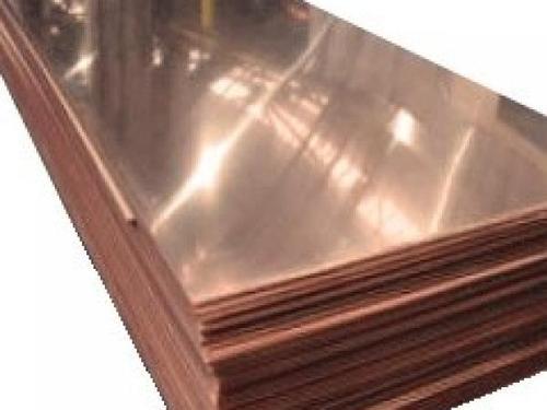 Rectangular Copper Sheets, GSM: 70 GSM, Thickness: 3-10 mm