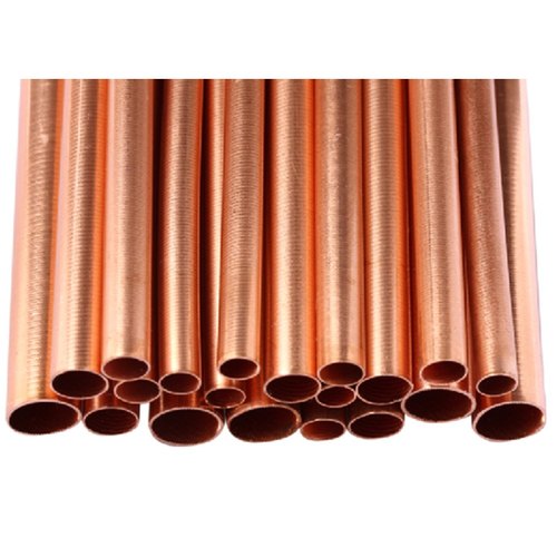 Indigo Mumbai Copper Round Tube, For CHEMICAL GAS HANDLING, Thickness: 0.5 mm - 5 mm