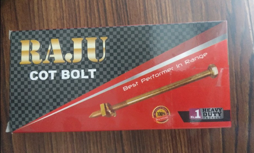 Cot Bolt 6Inch Automobile Industry & Furniture