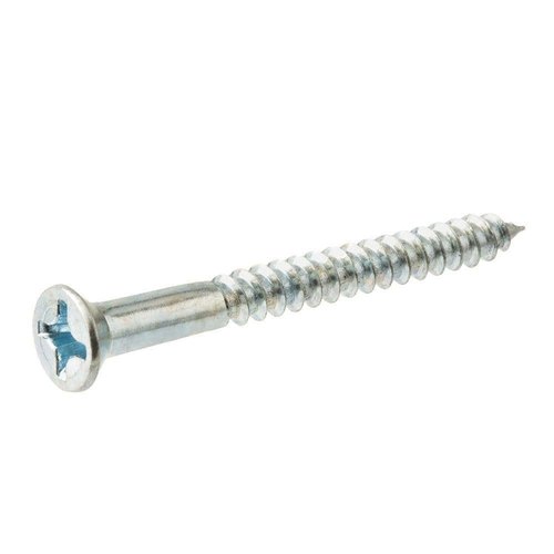 100 Mm Mild Steel Counter Wood Screws, For Industrial, Chrome Polish