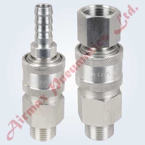 Airmax Quick Release Coupling Single Shut Off (Single Check)