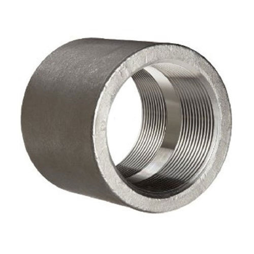 Silver Stainless Steel Forged Couplings, Size: 1/2 inch, for Hydraulic Pipe
