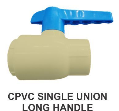 Weldrite CPVC Single Union Long Handle Ball Valve