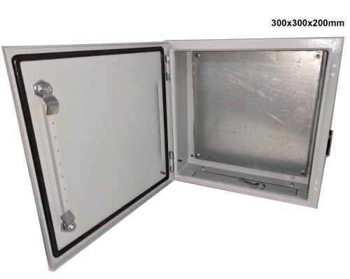 Matte CRCA Sheet Metal Box, Size/Dimension: 300 X 300 X 200 Mm, Square