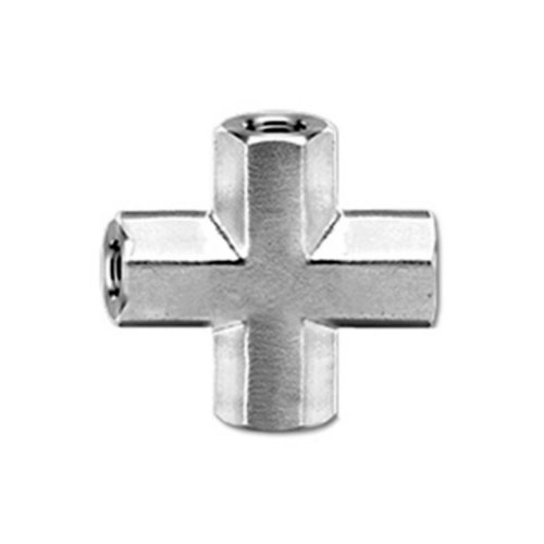 Stainless Steel Suraj Valves Cross Female Fitting, Size: 1/2 inch