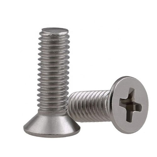 Stainless Steel Cross Recessed Countersunk Flat Head Screws, Size: M2 To M10