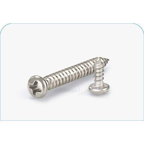 Sarvpar Stainless Steel and Mild Steel Cross Recessed Pan Head Tapping Screws, For Hardware Fitting