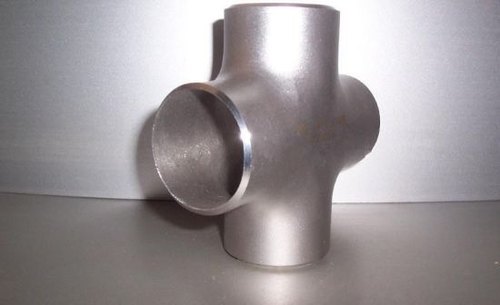 4 TO 10  Straight Stainless Steel Cross Tee, For Chemical Handling Pipe