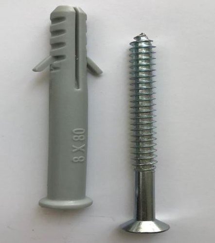 80 Mm 8 Mm Nylon Frame Anchor, Packaging Type: Packet