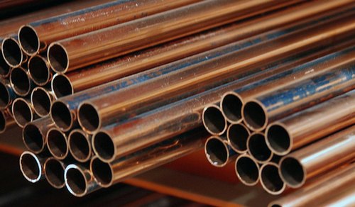 Imported Copper Nickel Cu-Ni 90/10 Pipes, For Air, Steam & Gas Passing, Single Piece Length: 3 meter