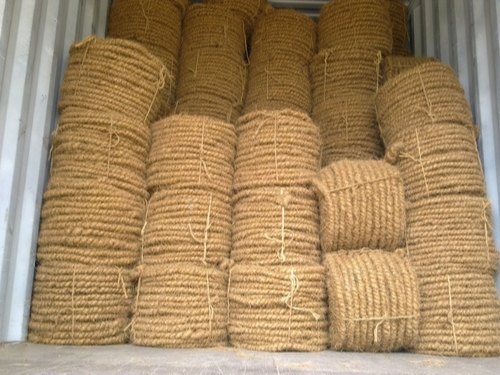 Rabitha Brown Curled Coir, Packaging Type: Roll, Size/Diameter: 14-25 mm