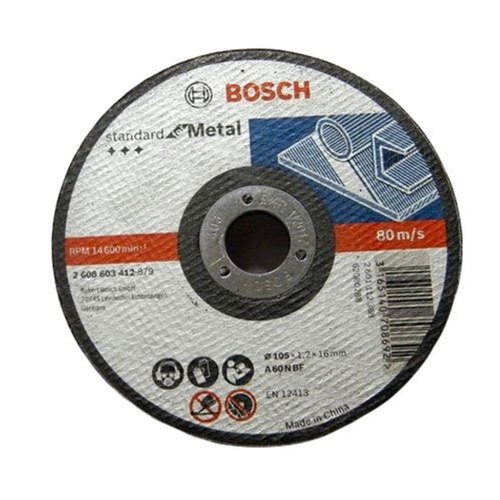 4inch Aluminium Oxide 2608603412 Bosch Metal Cutting Discs, Thickness: 2.75mm