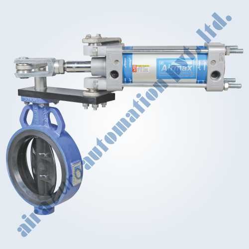 Cylinder Operated Butterfly Valve