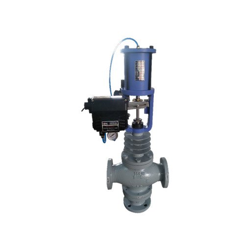 Flange SS Cylinder Operated Control Valve
