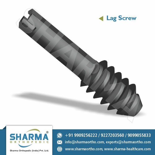 Sharma D. H. S. Lag Screw, Material Grade: 316L, 316LVM, Size: 12.5 Mm
