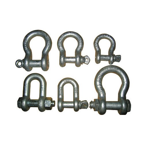 Sura Engineering Carbon Steel D Shackles, Size: 5-50mm