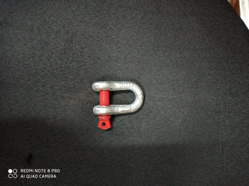Red U D Shackle 1 T, For Lifting Purpose