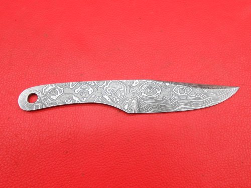 Handmade Natural See As Picture Damascus Steel Blade Blank, For Knife Making