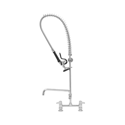 Stainless Steel Deck Mount Pre Rinse Faucet