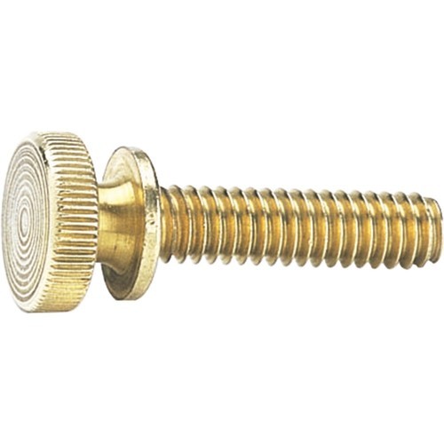 Dutux Golden Brass Knurled Knob Bolt, Packaging Type: Packet