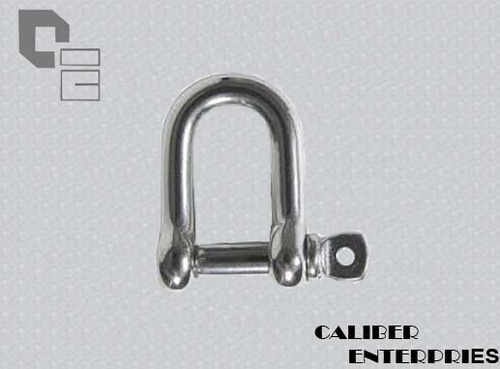 Caliber Carbon Steel Dee Shackle, Shape: D Type