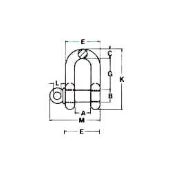 Dee Shackles (Wire Rope Fittings)