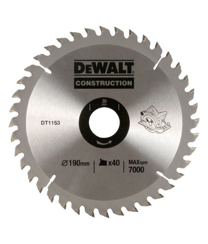 190mm Dewalt Aluminium Cutting Blade