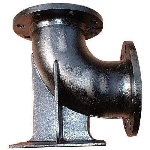 80-100 mm Ductile Iron DI Duckfoot Bend Flange, For Plumbing Pipe