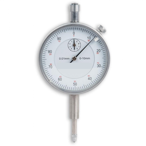 White Stainless Steel DIAL GAUGE, Shape: Round