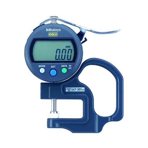Mitutoyo Dial Thickness Gauge, 6-digit Lcd, Sign, Model Name/Number: 547-301