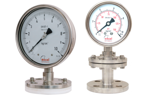 Steel New Diaphragm Pressure Gauge, Size: 23 Mm