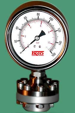 4 inch / 100 mm Diaphragm Seal Pressure Gauges