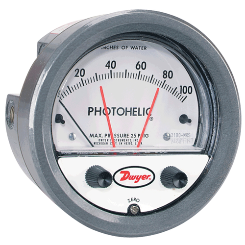 Magnehelic Gauges, 0 to 100WC