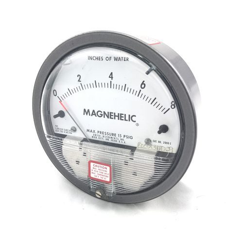 Dwyer Differential Pressure Gauge, Model Name/Number: Magnehelic