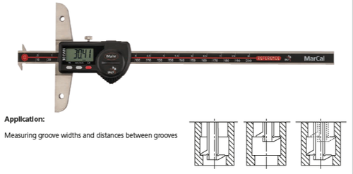 0-200, 0-300MM Stainless Steel Digital Depth Gauge, Model Name/Number: 30 Ewri-d