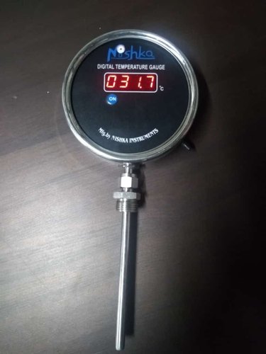 Nishka Stainless Steel Digital Temperature Gauge, For Air