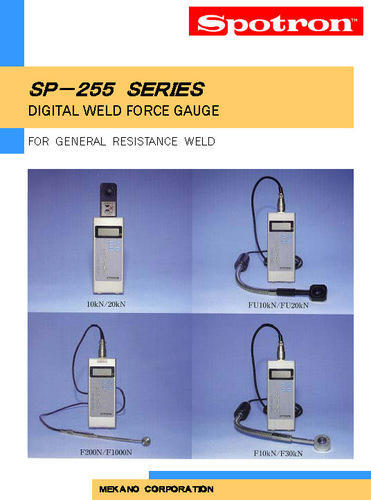 Digital Weld Force Gauge, Model : SP-255, Spotron Japan