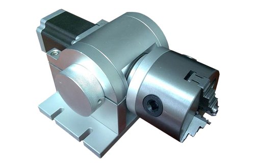 Metal Silver Rotary Attachment, For In Laser Machines