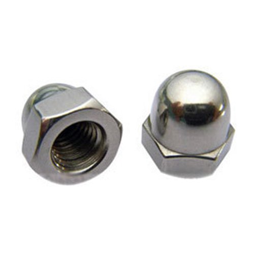 Hex(Base) Stainless Steel Dome Nut, Size: M3 To M24