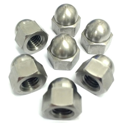Stainless Steel Dome Nut, Packaging Type: Box