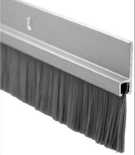 Dor-Ko Gray Bottom Brush Door Seal