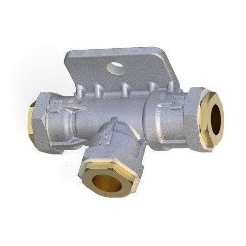 10 Bar Aluminium Double Check Valve