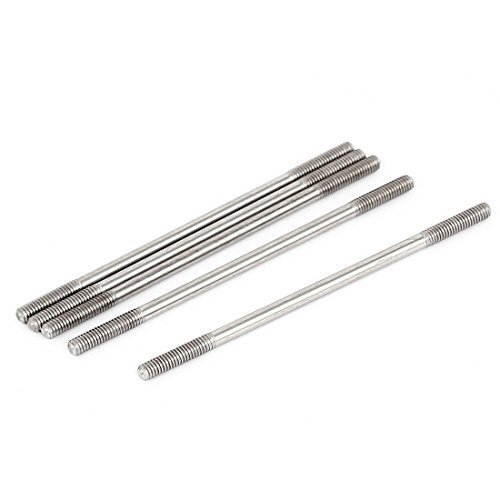 Stainless Steel Double End Stud, Size: 6 mm