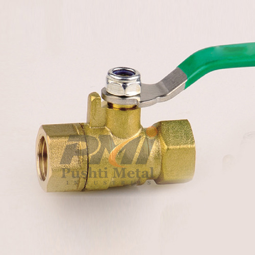 Medium Brass Double Threads Ball Valve